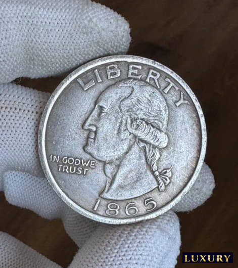 1865 One Dollar (Liberty) Washington - United States of America Rare Collectible Coin 1865 One Dollar (Liberty) Washington - United States of America Rare Collectible Coin