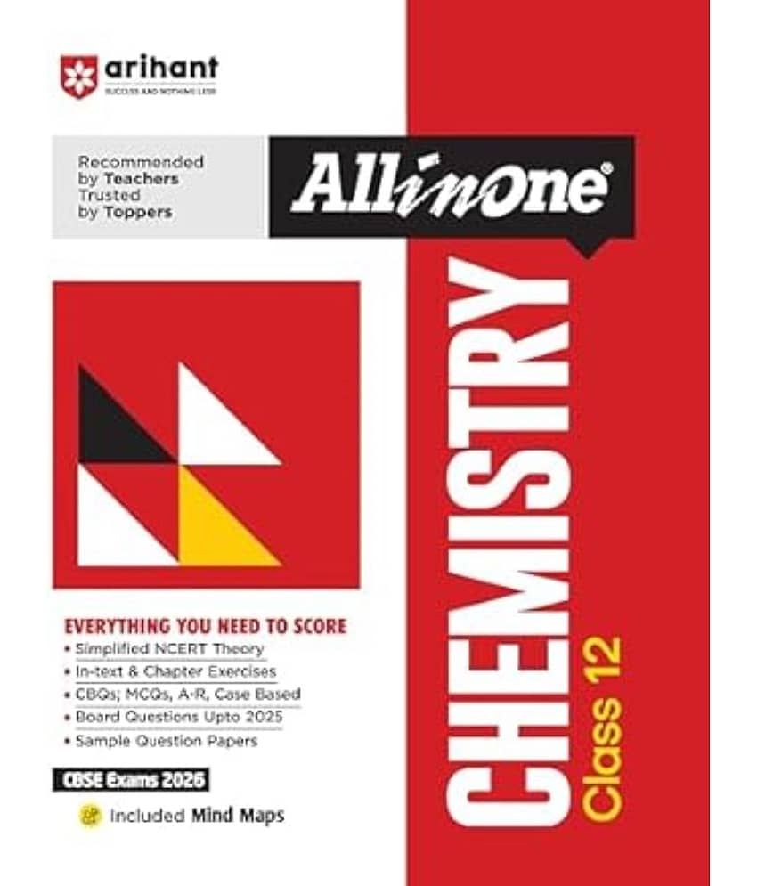 Arihant All in One Chemistry Class 12 for CBSE Exams 2025-26 - Stationery | Buy online on ZillyBuy