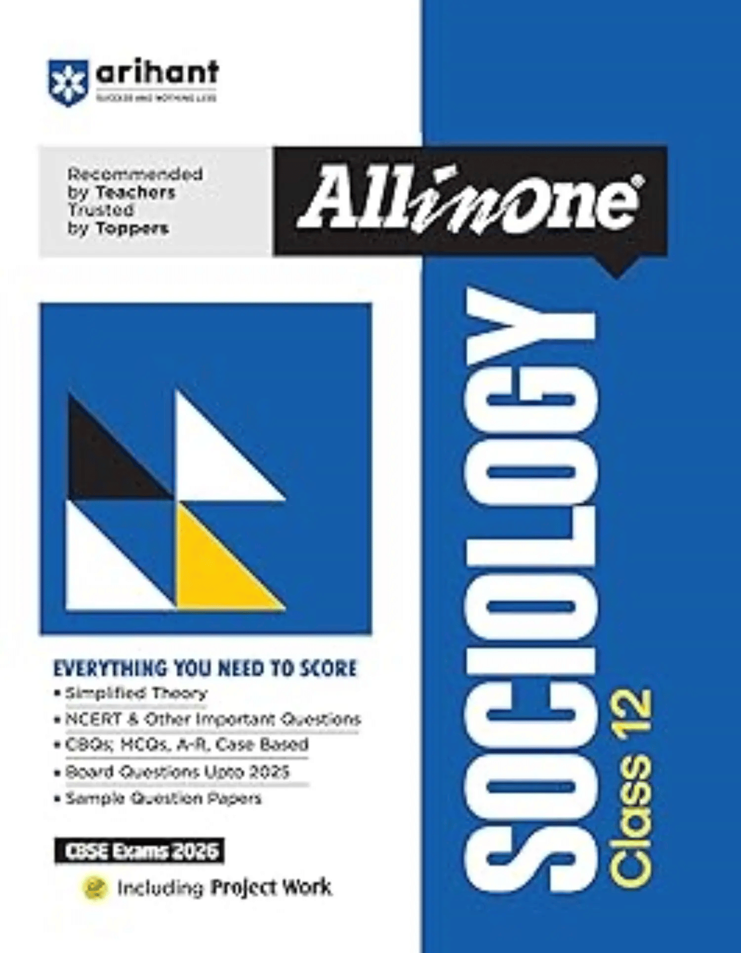     			Arihant All in One Sociology Class 12 for CBSE Exams 2025-26