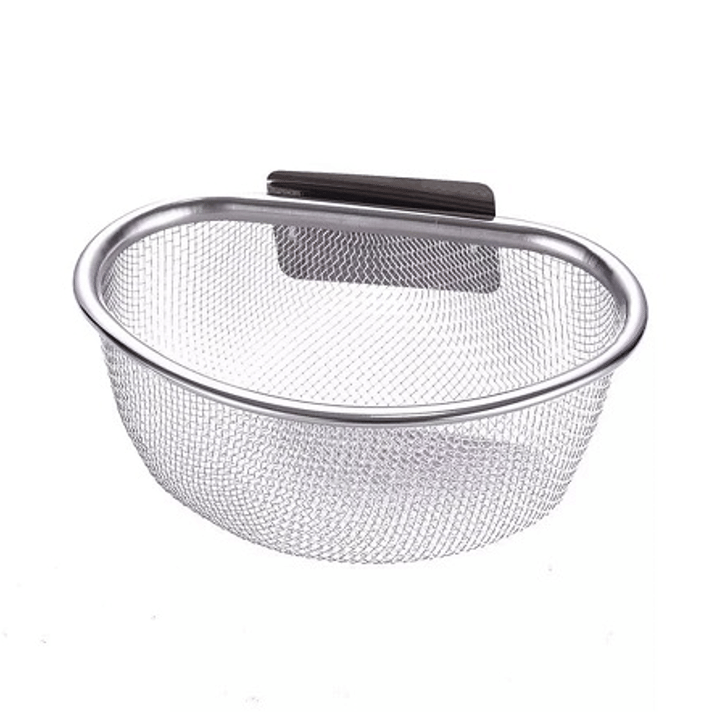     			BLUE HOME AND KITCHEN Silver Steel Strainer ( Pack of 1 )
