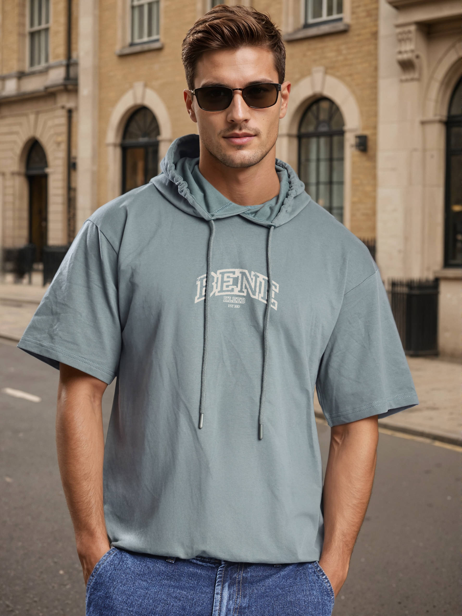 Bene Kleed Cotton Hooded Men's Light Winter Sweatshirt - Green ( Pack of 1 ) Bene Kleed Cotton Hooded Men's Light Winter Sweatshirt - Green ( Pack of 1 )