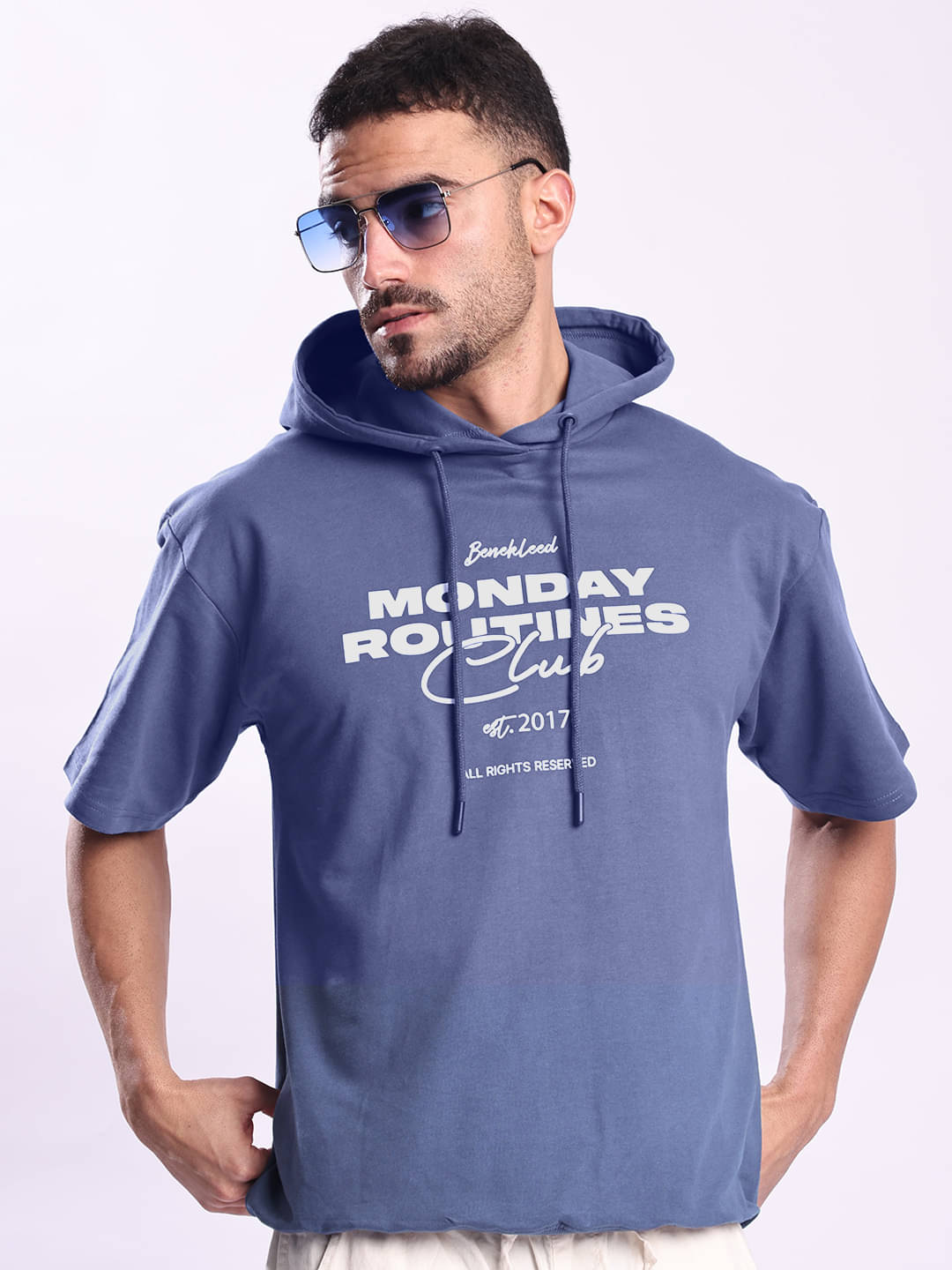 Bene Kleed Cotton Hooded Men's Light Winter Sweatshirt - Blue ( Pack of 1 )     			Bene Kleed Cotton Hooded Men's Light Winter Sweatshirt - Blue ( Pack of 1 )