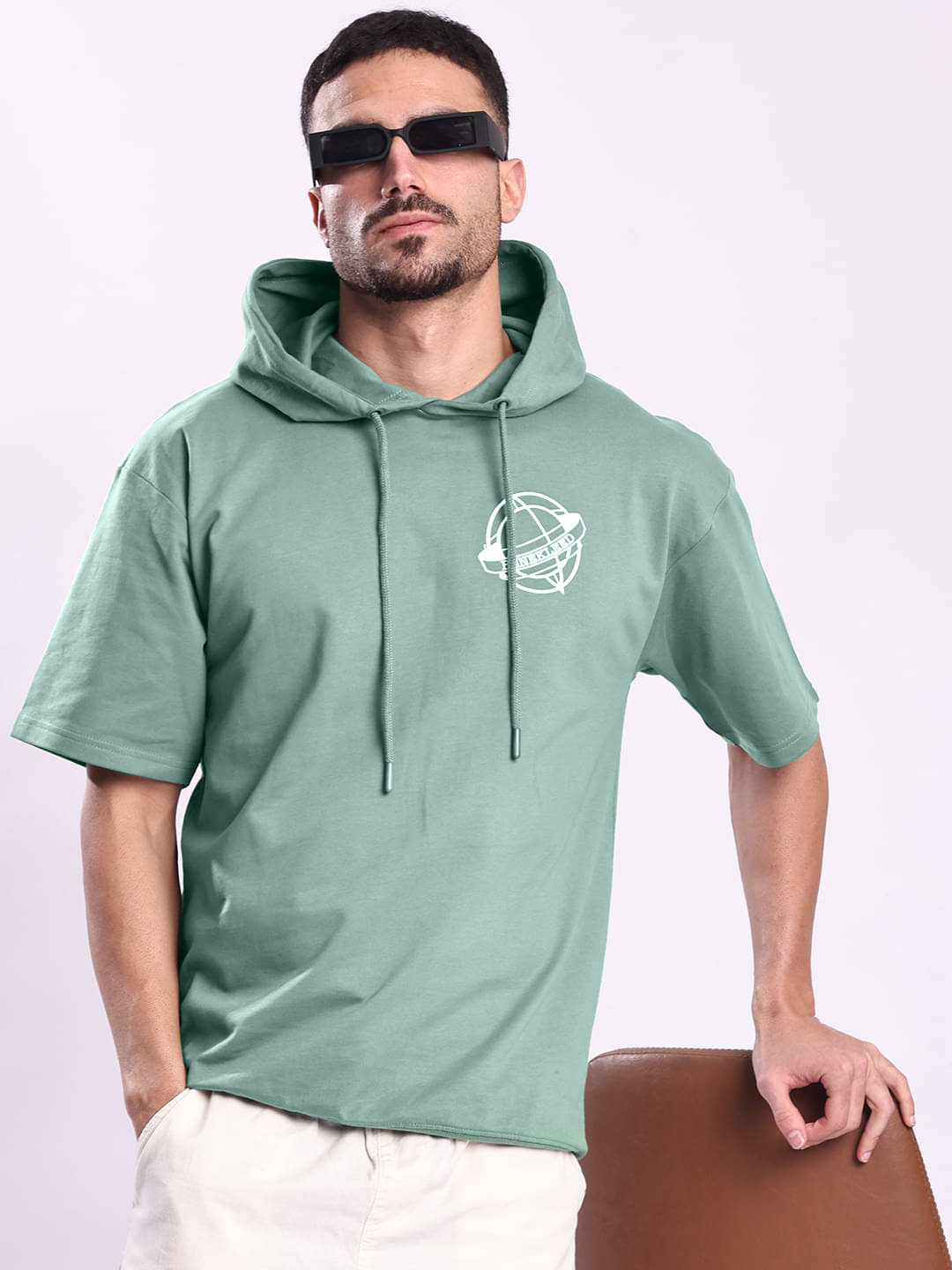     			Bene Kleed Cotton Hooded Men's Light Winter Sweatshirt - Green ( Pack of 1 )