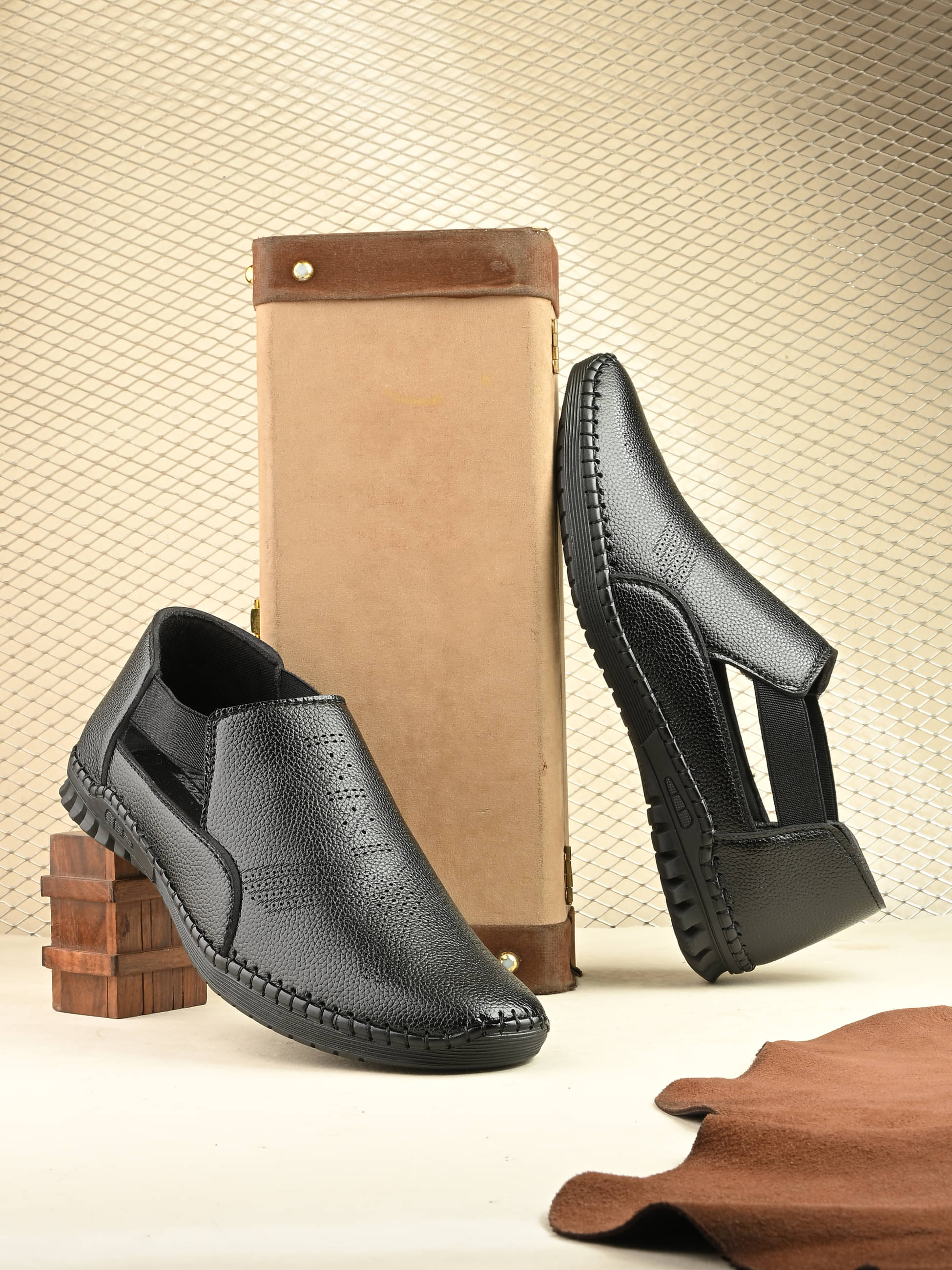     			Bucik - Black Men's Sandals