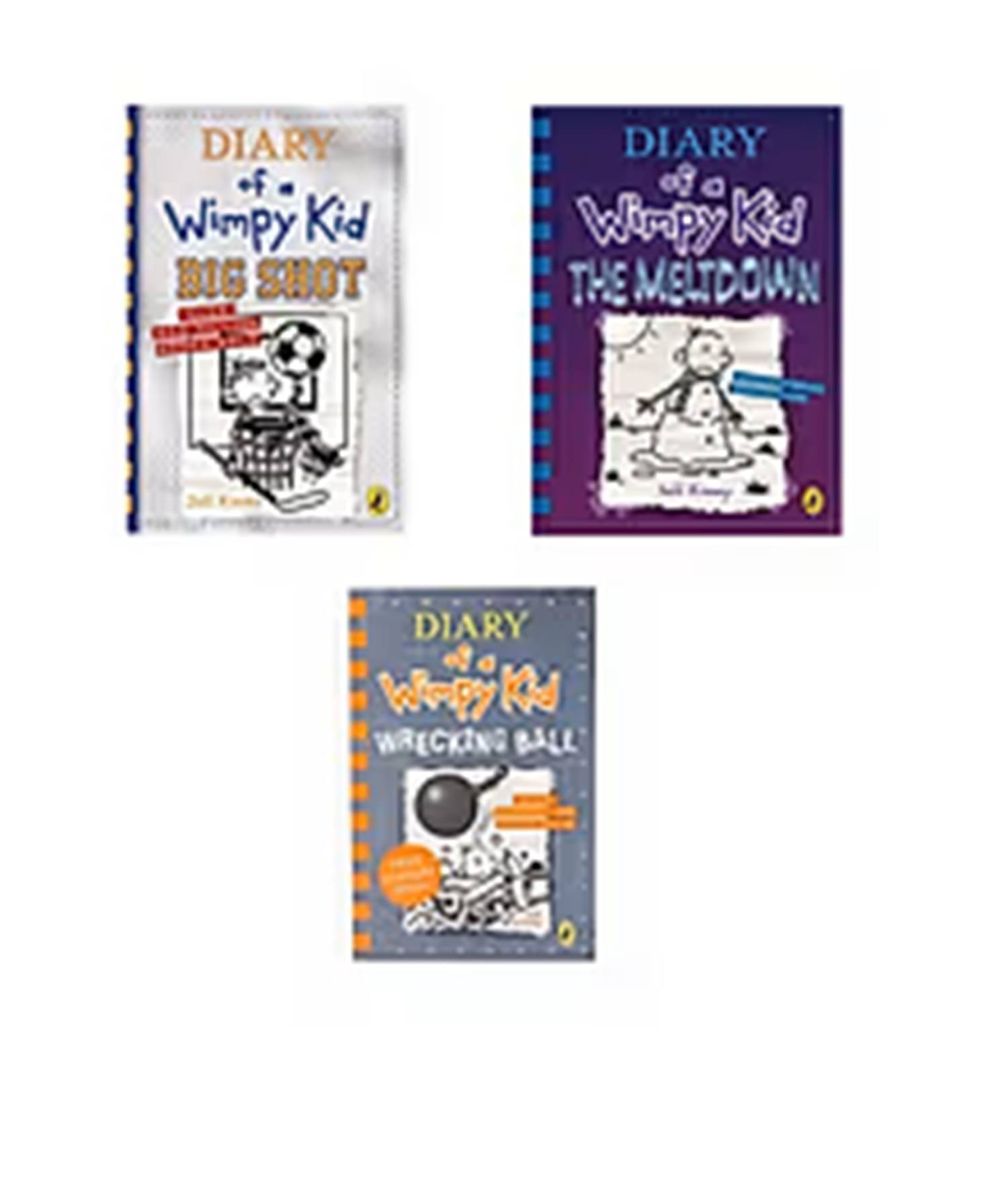 ( Combo Of 3 Books ) Diary of a Wimpy Kid Wrecking Ball & The Meltdown & Big Shot Paperback – 13 September 2022 ( Combo Of 3 Books ) Diary of a Wimpy Kid Wrecking Ball & The Meltdown & Big Shot Paperback – 13 September 2022