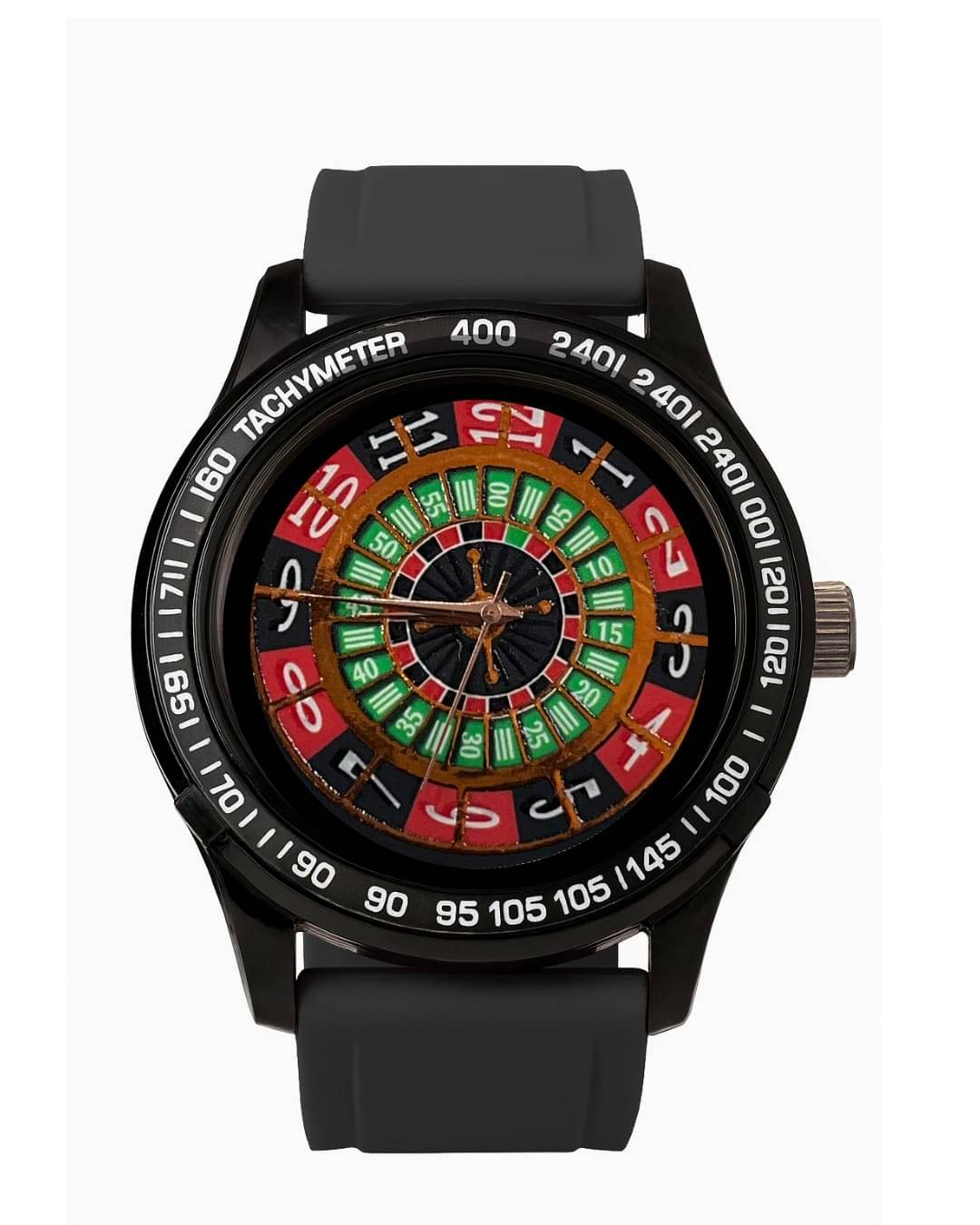     			DECLASSE Black Silicon Analog Men's Watch