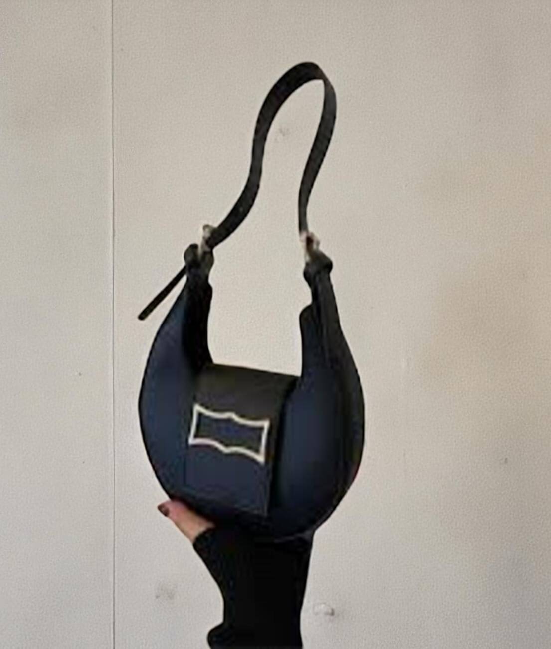     			Derifa Shoulder Bag Pure Leather Set of 1 ( Black )