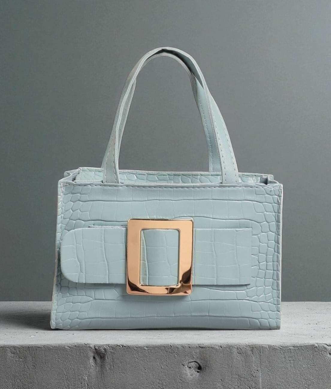     			Derifa Sling Bag PU Set of 1 ( Light Blue )