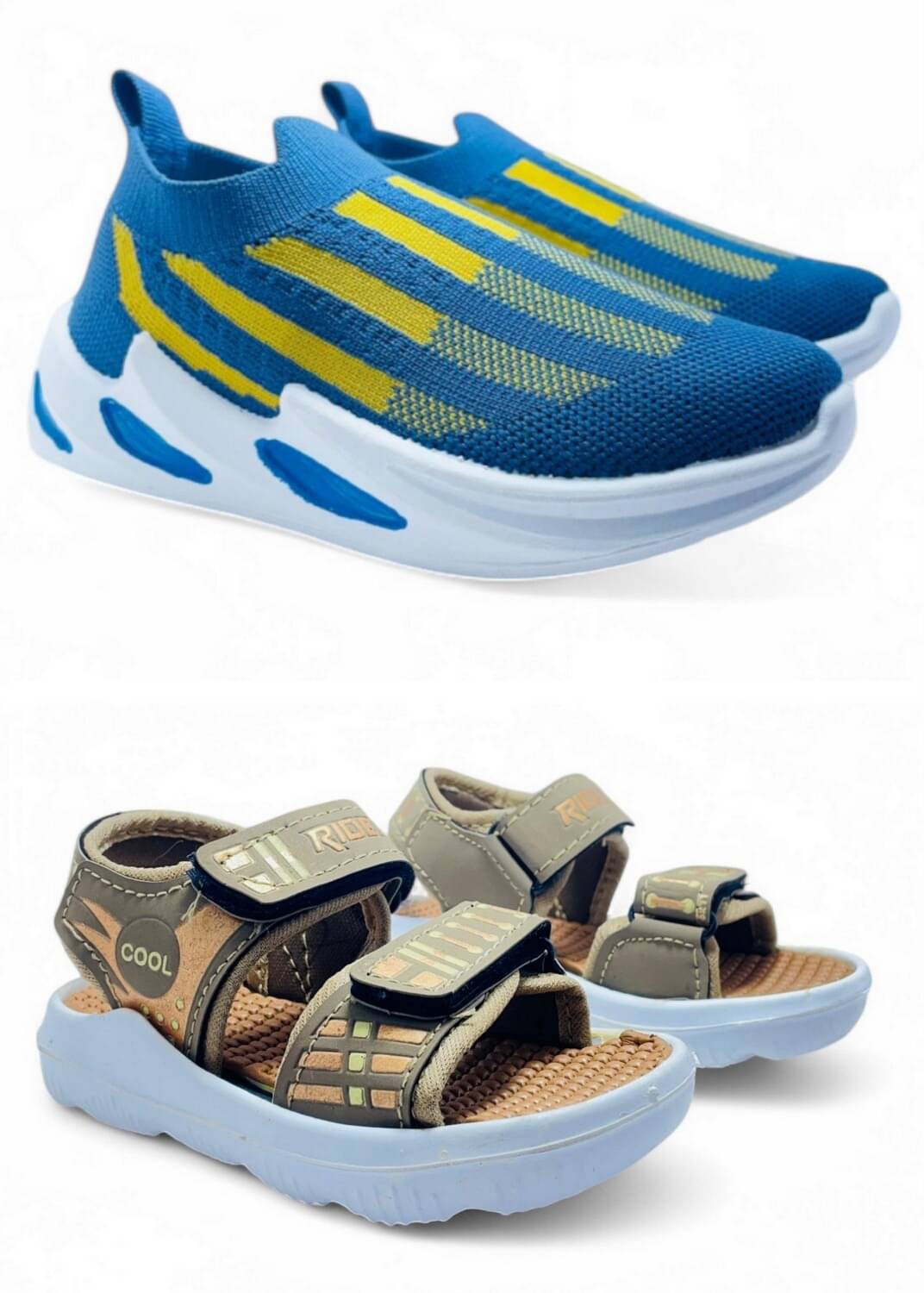     			Fabbmate Kids Sandal and Shoes Combo for Boys & Girls