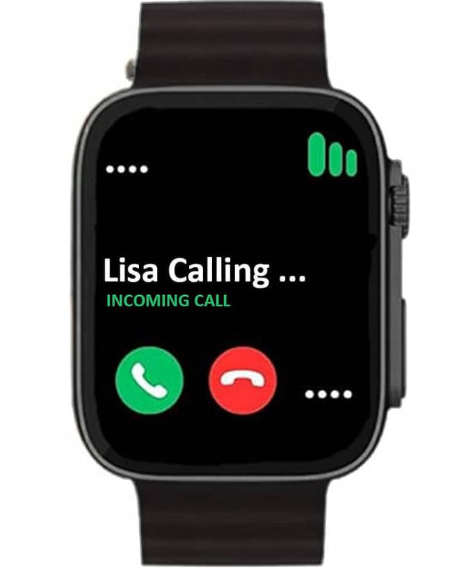     			HEDU ULTRA Calling Smart Watch with Strap Upto 1-2 days Backup ( BLACK )