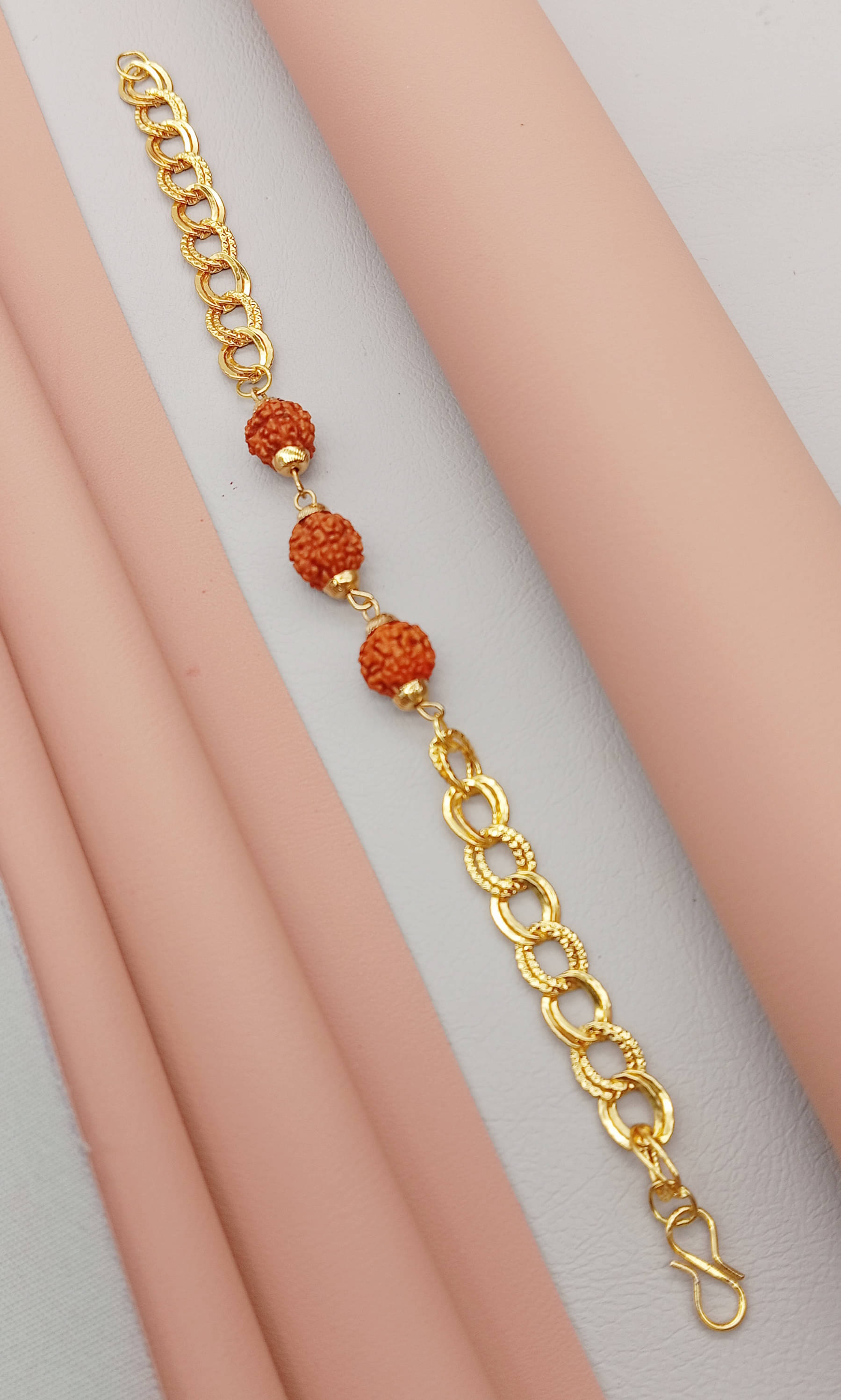     			JIPPA Gold Religious Bracelet ( Pack of 1 )