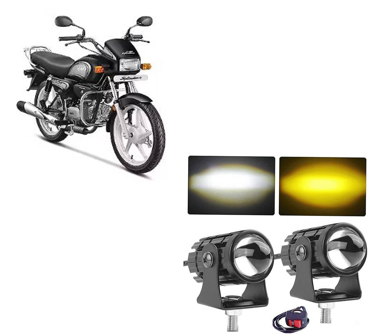 Kapoor trading LED Strobe Light For All Bike Make ( Pack of 1 ) Kapoor trading LED Strobe Light For All Bike Make ( Pack of 1 )