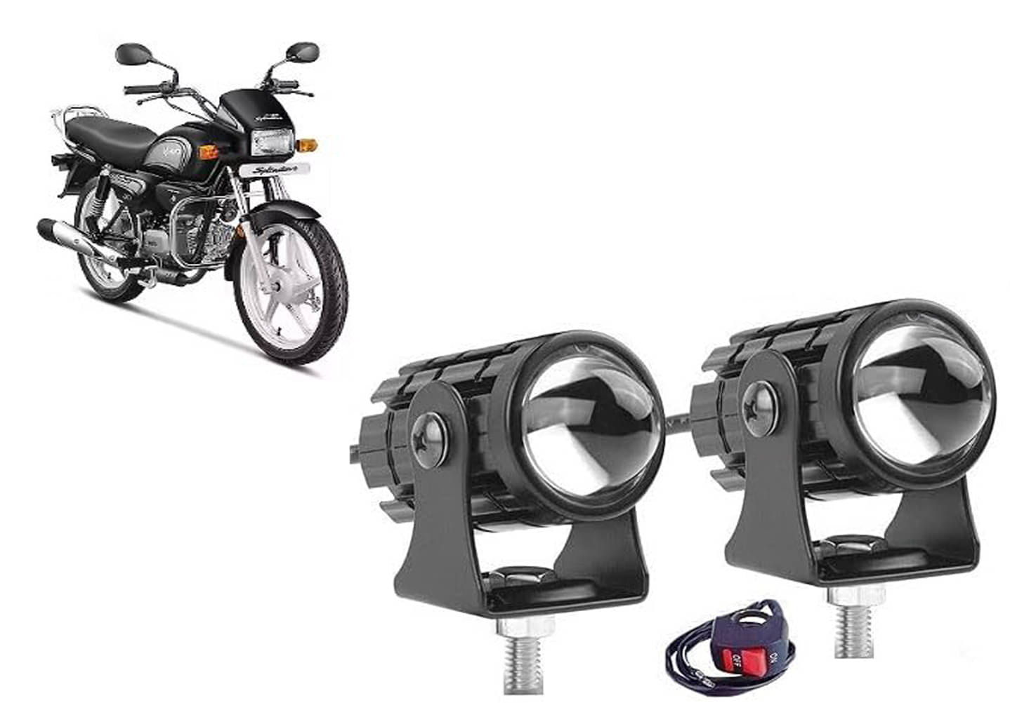 Kapoor trading LED Strobe Light For All Bike Make ( Pack of 2 ) Kapoor trading LED Strobe Light For All Bike Make ( Pack of 2 )