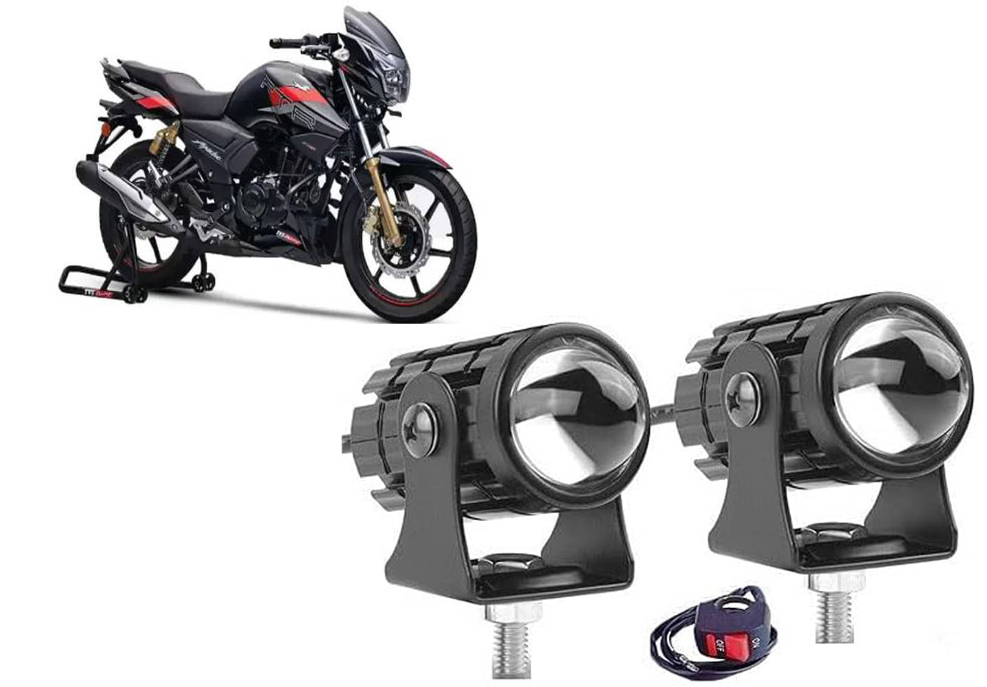 Kapoor trading LED Strobe Light For All Bike Make ( Pack of 1 ) Kapoor trading LED Strobe Light For All Bike Make ( Pack of 1 )