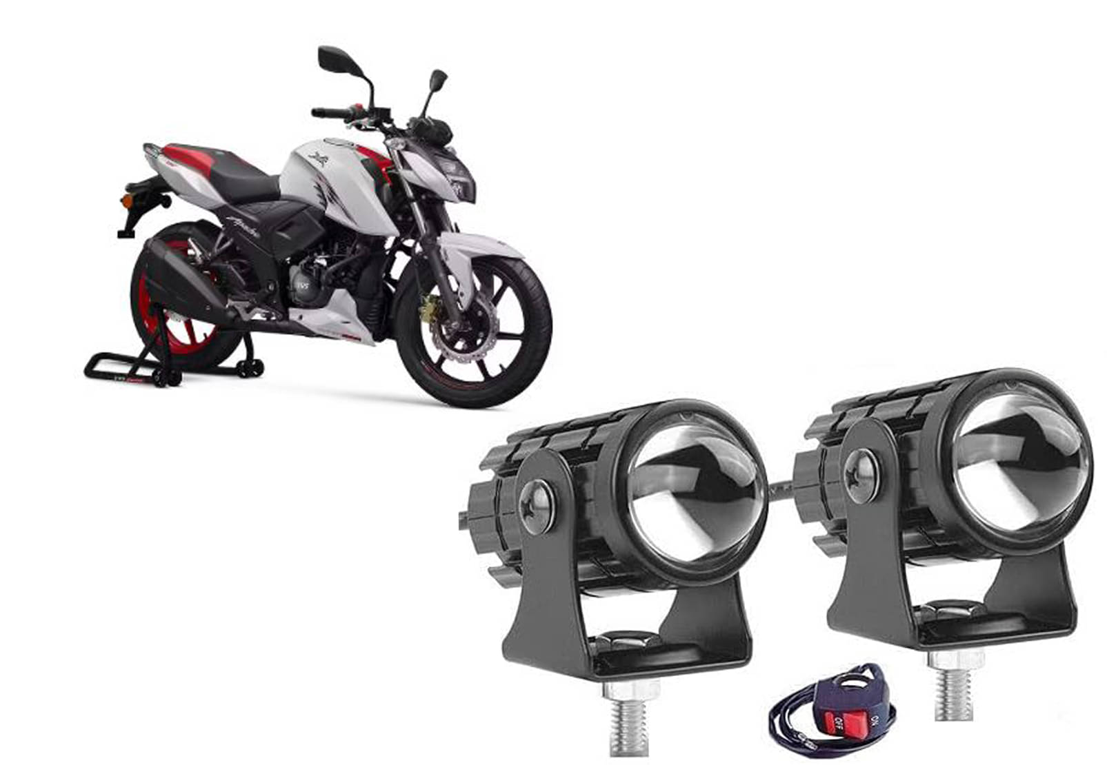     			Kapoor trading LED Strobe Light For All Bike Make ( Pack of 1 )