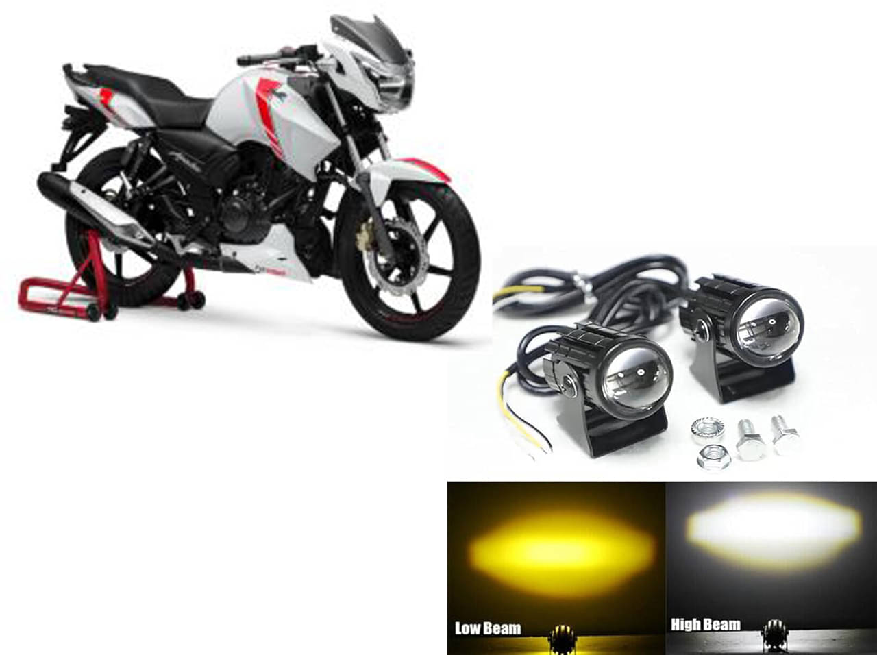     			Kapoor trading LED Strobe Light For All Bike Make ( Pack of 1 )