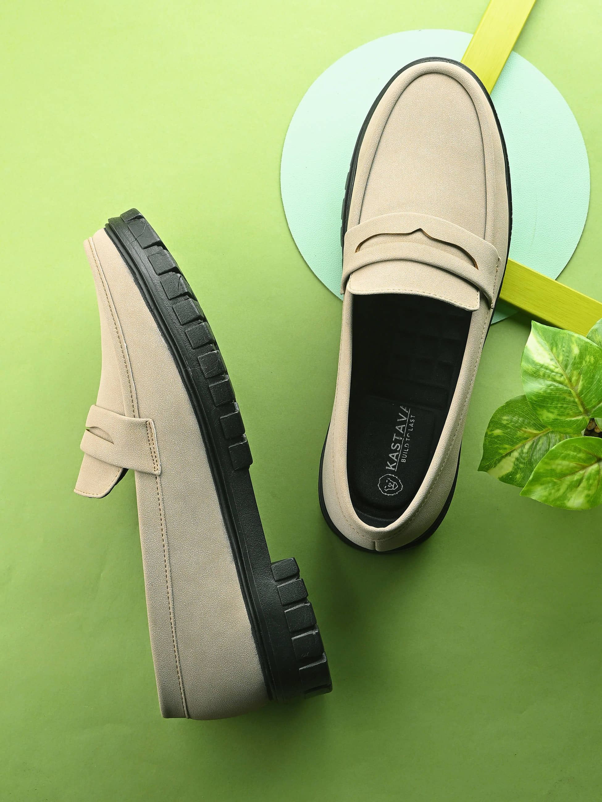 Kastava Black Men's Slip on Shoes - Formal Shoes | Buy online on ZillyBuy
