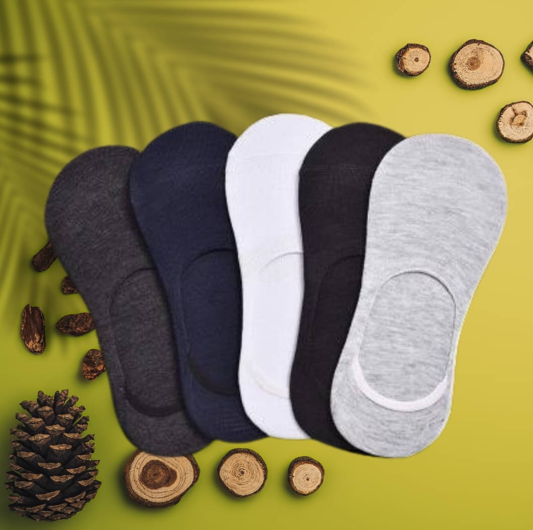 MJE Pack of 5 Men's Cotton Blend Low Cut Socks ( Multicolor )     			MJE Pack of 5 Men's Cotton Blend Low Cut Socks ( Multicolor )