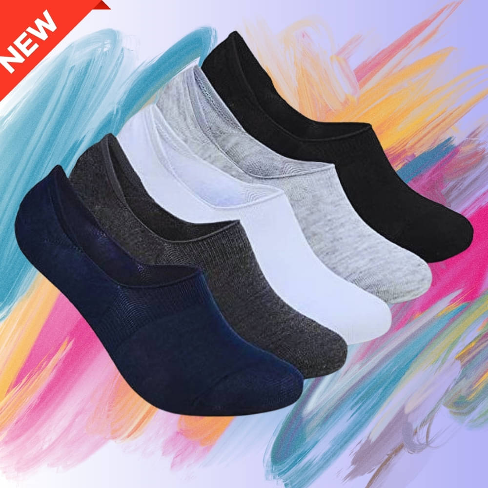 MJE Pack of 5 Men's Cotton Blend Low Cut Socks ( Multicolor )     			MJE Pack of 5 Men's Cotton Blend Low Cut Socks ( Multicolor )