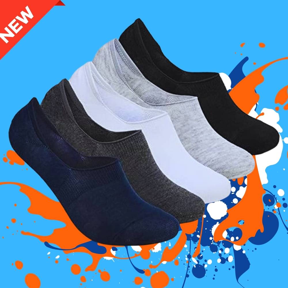 MJE Pack of 5 Men's Cotton Blend Low Cut Socks ( Multicolor )     			MJE Pack of 5 Men's Cotton Blend Low Cut Socks ( Multicolor )