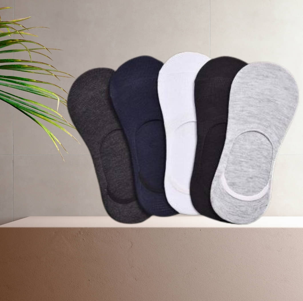 MJE Pack of 5 Men's Cotton Blend Low Cut Socks ( Multicolor )     			MJE Pack of 5 Men's Cotton Blend Low Cut Socks ( Multicolor )