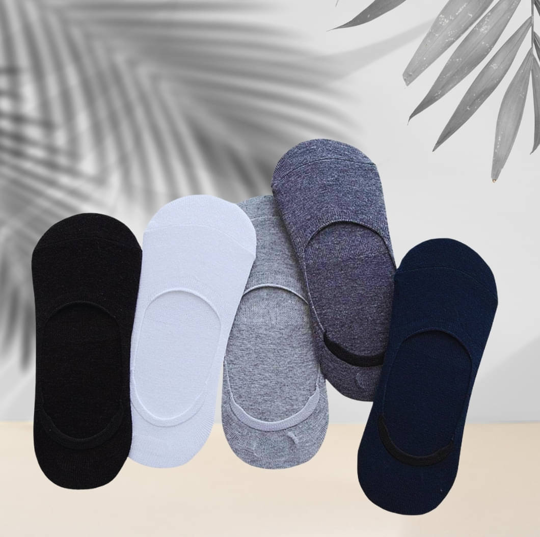 MJE Pack of 5 Men's Cotton Blend Low Cut Socks ( Multicolor )     			MJE Pack of 5 Men's Cotton Blend Low Cut Socks ( Multicolor )