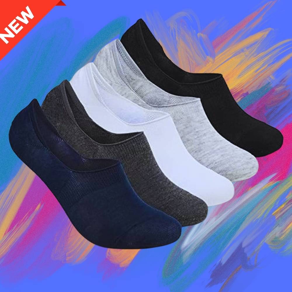 MJE Pack of 5 Men's Cotton Blend Low Cut Socks ( Multicolor )     			MJE Pack of 5 Men's Cotton Blend Low Cut Socks ( Multicolor )