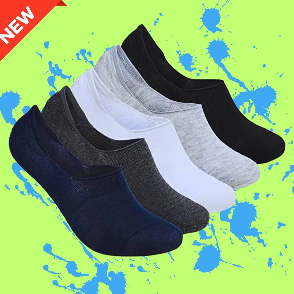MJE Pack of 5 Men's Cotton Blend Low Cut Socks ( Multicolor )     			MJE Pack of 5 Men's Cotton Blend Low Cut Socks ( Multicolor )
