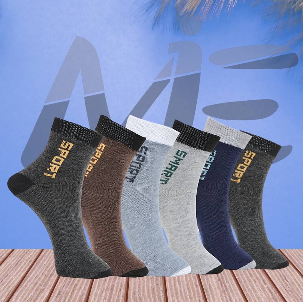     			MJE Pack of 6 Men's Cotton Blend Ankle Length Socks ( Multicolor )