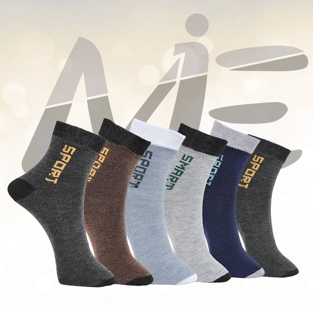     			MJE Pack of 6 Men's Cotton Blend Ankle Length Socks ( Multicolor )