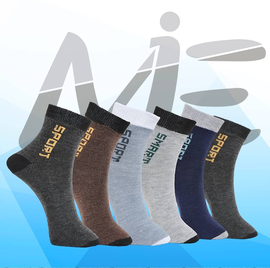 MJE Pack of 6 Men's Cotton Blend Ankle Length Socks ( Multicolor ) MJE Pack of 6 Men's Cotton Blend Ankle Length Socks ( Multicolor )