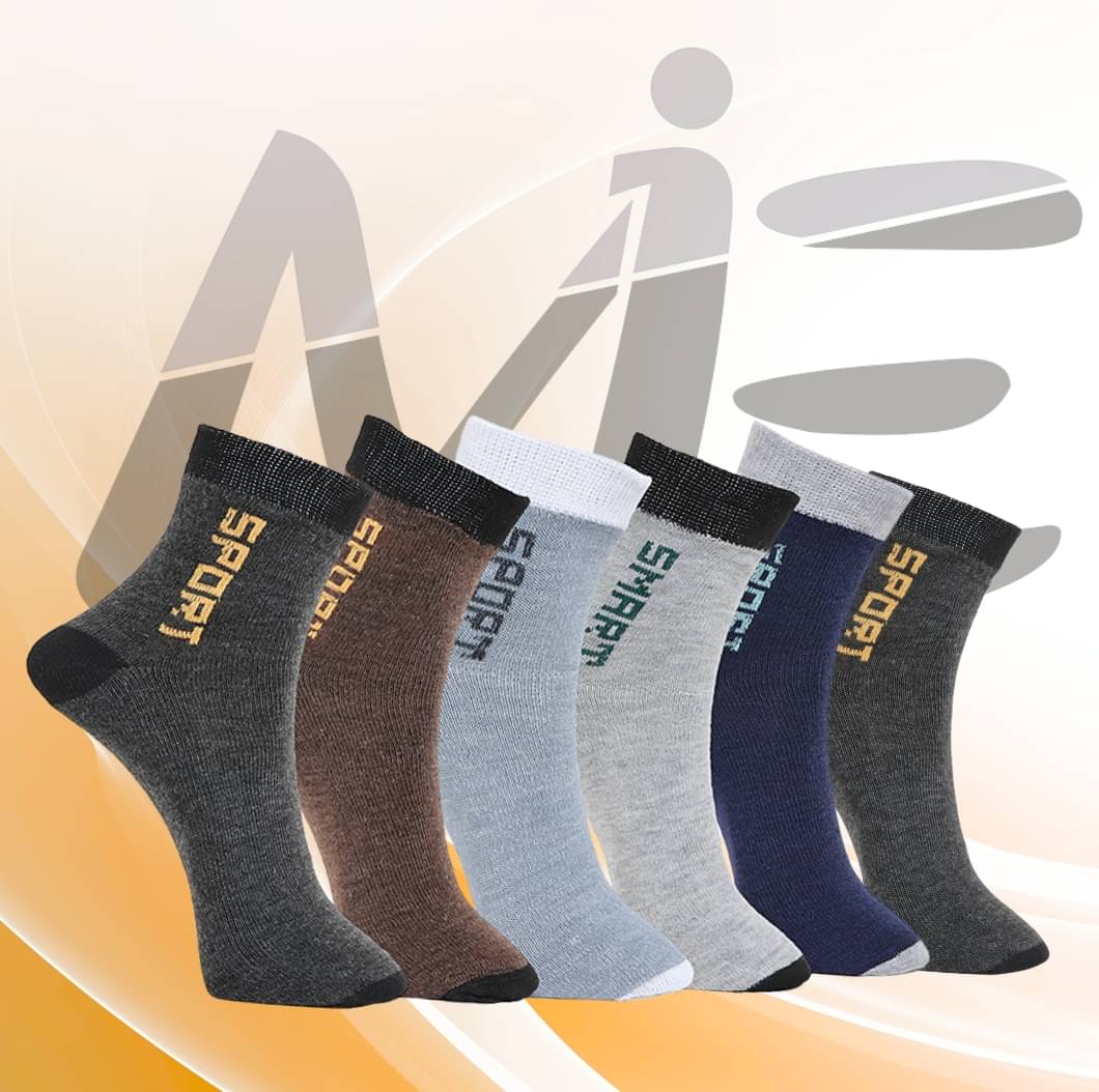 MJE Pack of 6 Men's Cotton Blend Ankle Length Socks ( Multicolor ) MJE Pack of 6 Men's Cotton Blend Ankle Length Socks ( Multicolor )