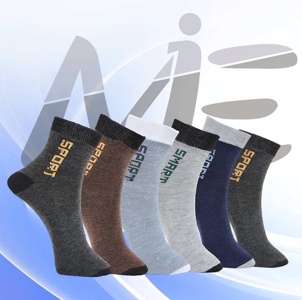 MJE Pack of 6 Men's Cotton Blend Ankle Length Socks ( Multicolor ) MJE Pack of 6 Men's Cotton Blend Ankle Length Socks ( Multicolor )