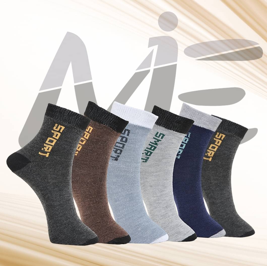 MJE Pack of 6 Men's Cotton Blend Ankle Length Socks ( Multicolor )     			MJE Pack of 6 Men's Cotton Blend Ankle Length Socks ( Multicolor )