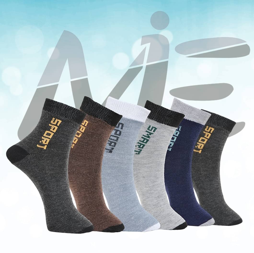 MJE Pack of 6 Men's Cotton Blend Ankle Length Socks ( Multicolor )     			MJE Pack of 6 Men's Cotton Blend Ankle Length Socks ( Multicolor )
