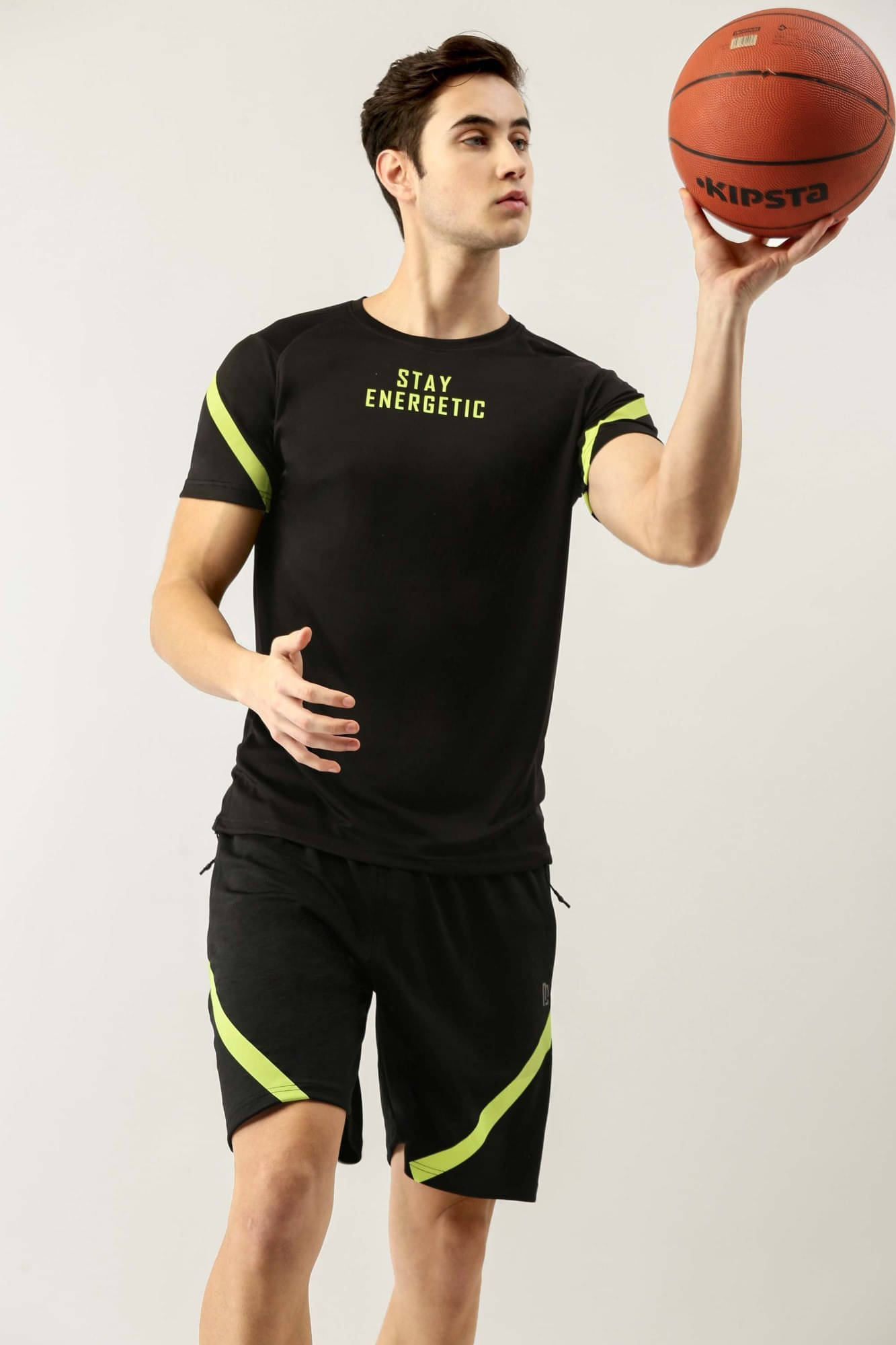     			Maniac Men's T-shirt With Shorts Co-Ords Set ( Pack of 1 , Black )