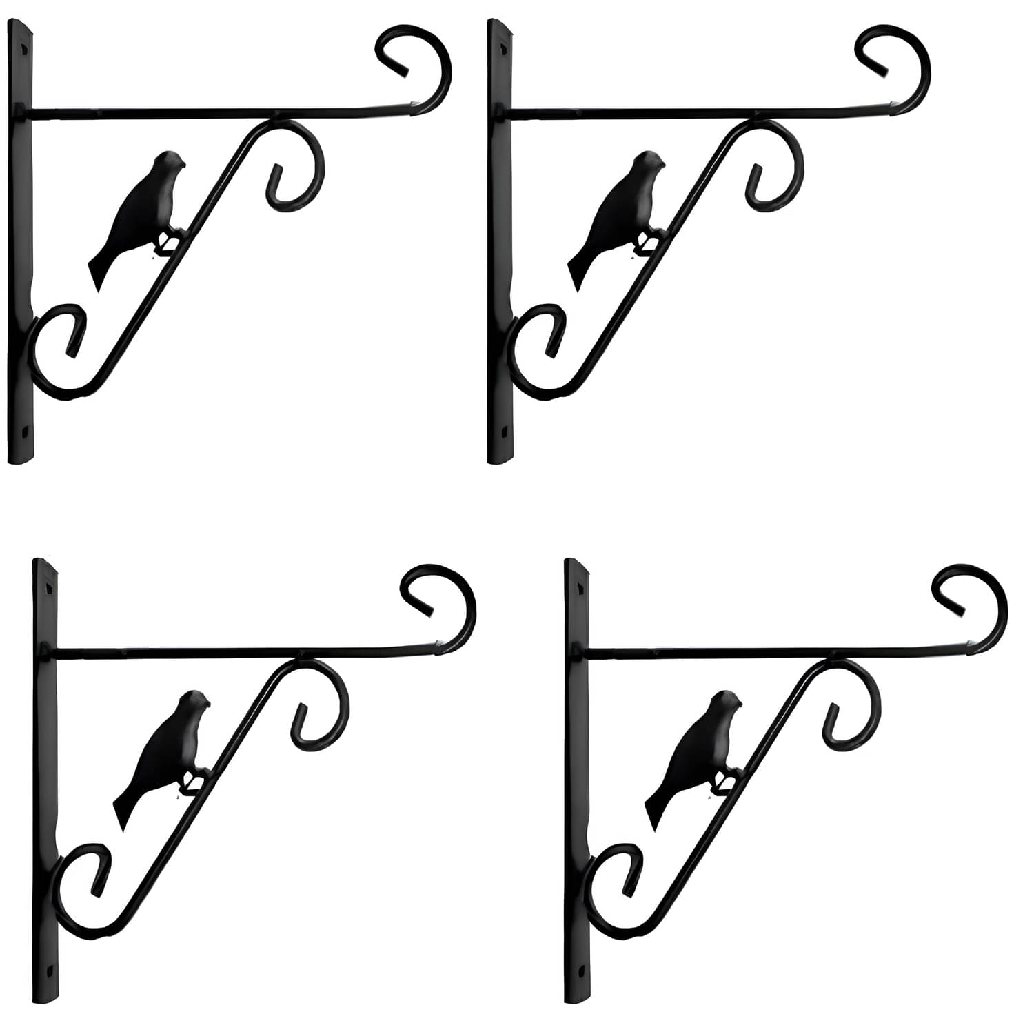 Mid Century Wall bracket hanger Wall pot stand Plant Container Set (Pack of 2, Metal) Mid Century Wall bracket hanger Wall pot stand Plant Container Set (Pack of 2, Metal)