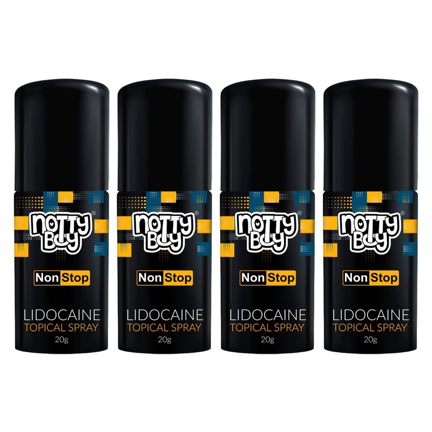 NottyBoy Non Transferable Long Last Spray For Men and Safe to Use Lubricant - 4x20g NottyBoy Non Transferable Long Last Spray For Men and Safe to Use Lubricant - 4x20g