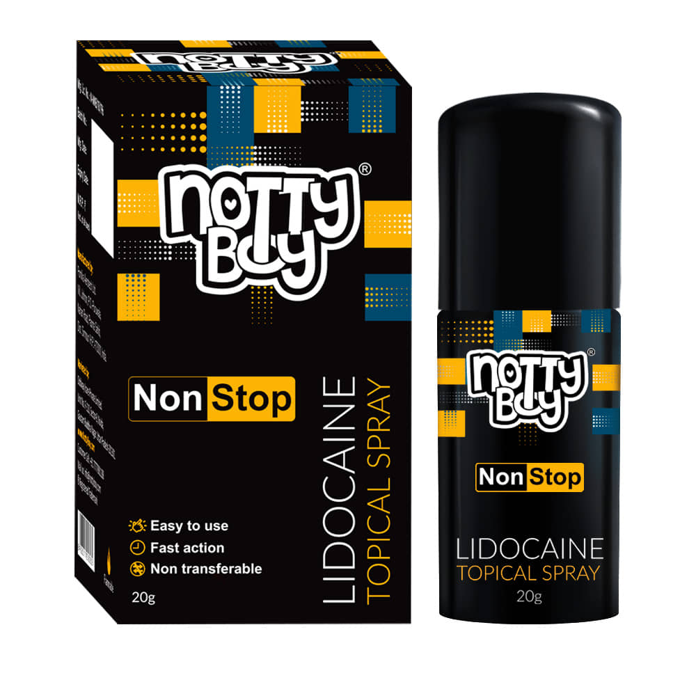 NottyBoy Non Transferable Long Last Spray For Men and Safe to Use Lubricant (20 g)
