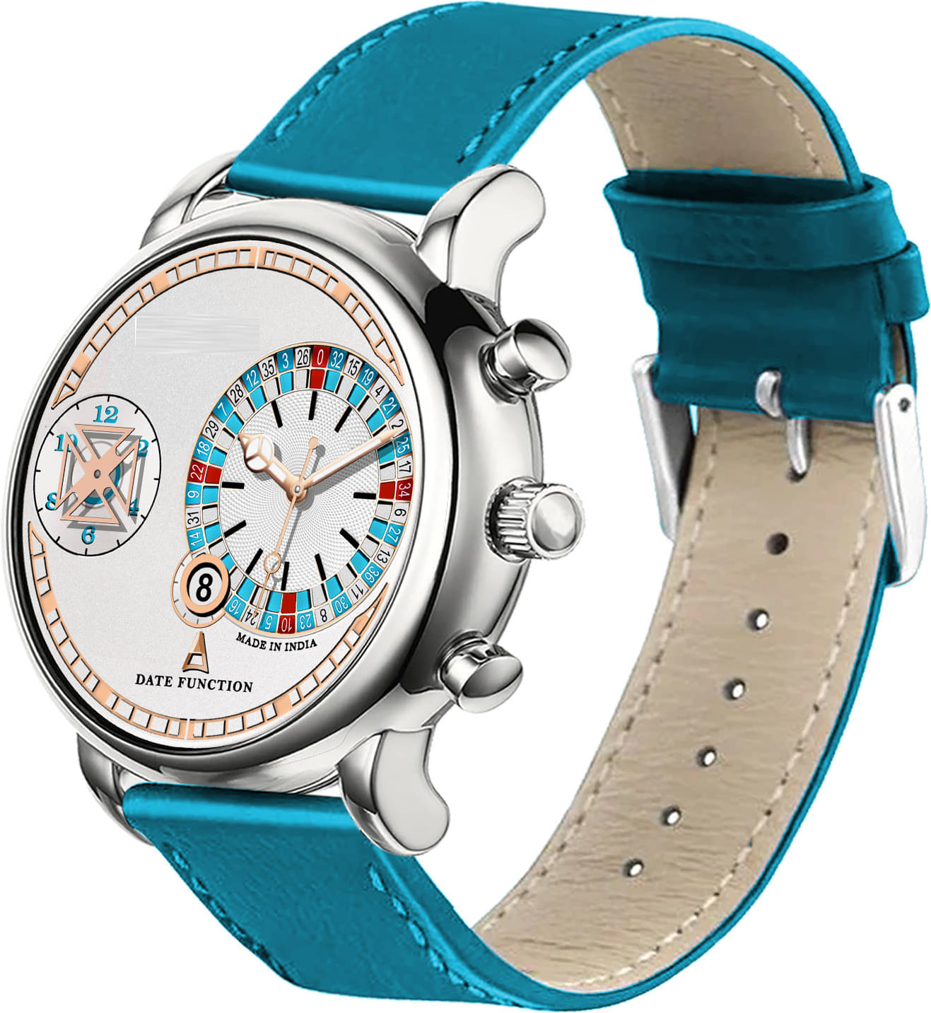     			ONIR Multicolor Leather Analog Men's Watch