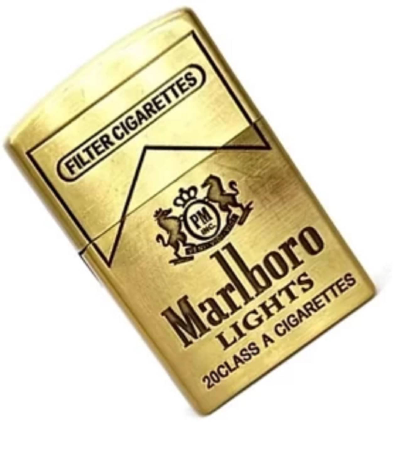     			PAAVI Gold Iron Cigarette Lighter ( Pack of 1 )