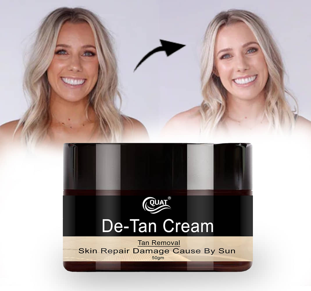 Quat De Tan Cream  – Tan Removal Cream 2 Times Use Facial Kit For Normal Skin Berberry 1 ( Pack of 1 )