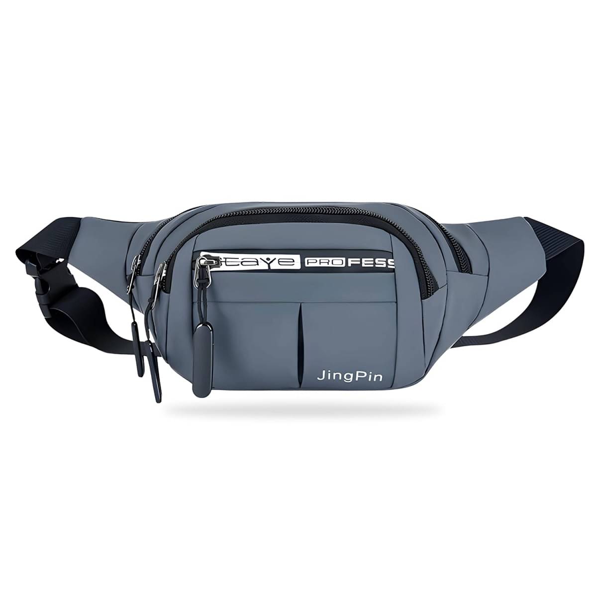     			RAMDEV ENTERPRISE Premium Unisex Nylon Grey Waist Pouch