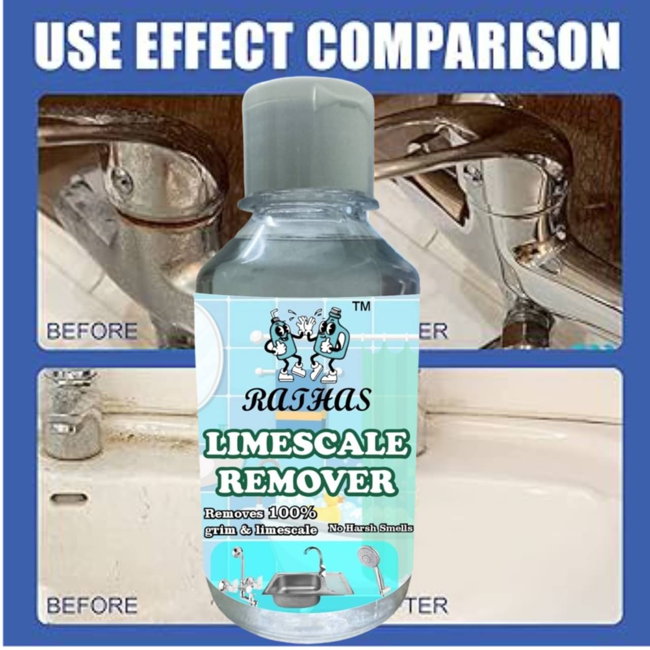 RATHAS Drain Cleaner Ready to Use Liquid citrus 200 RATHAS Drain Cleaner Ready to Use Liquid citrus 200