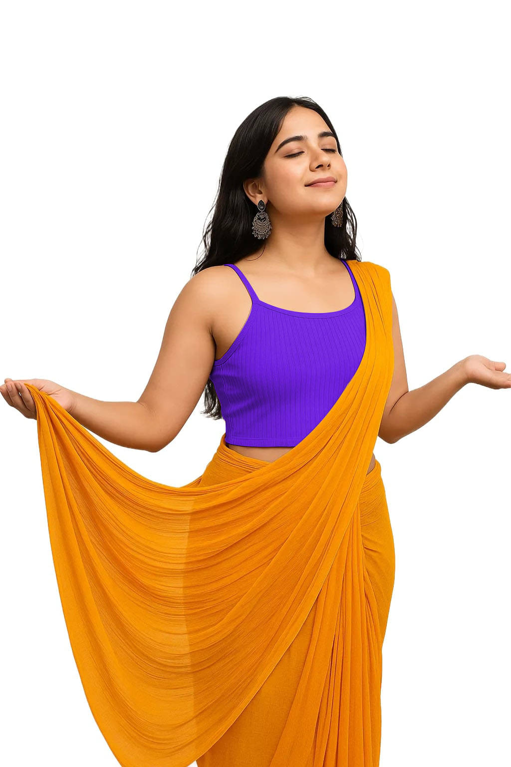 SOHOT Purple Readymade without Pad Cotton Women's Blouse ( Pack of 1 ) SOHOT Purple Readymade without Pad Cotton Women's Blouse ( Pack of 1 )