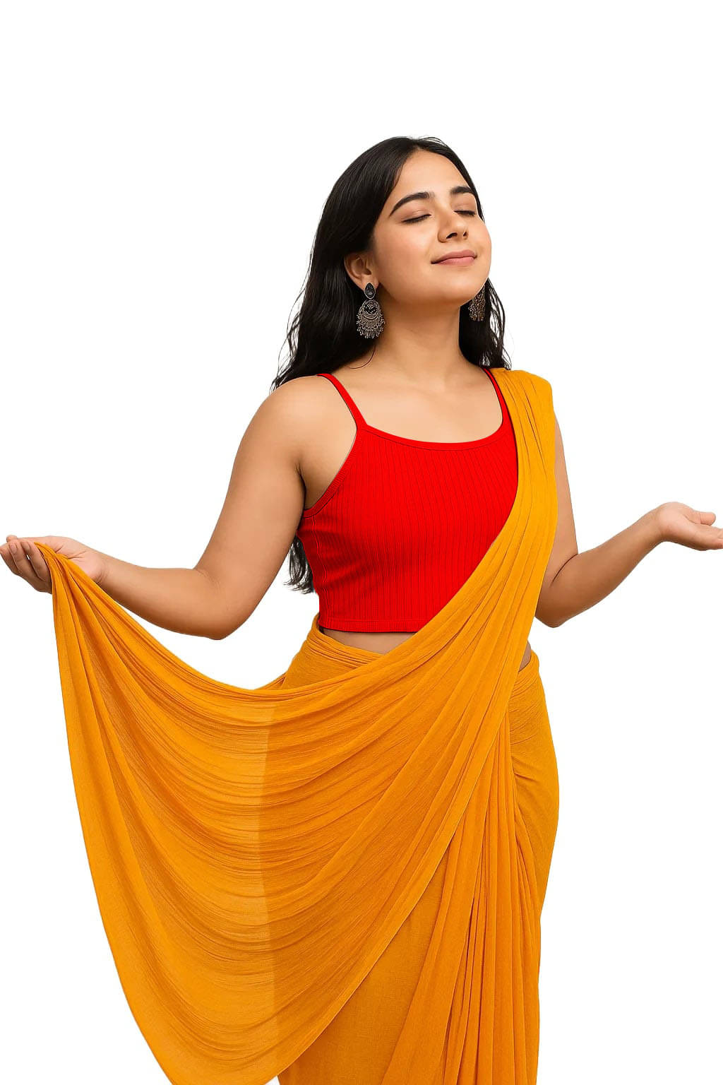     			SOHOT Red Readymade without Pad Cotton Women's Blouse ( Pack of 1 )