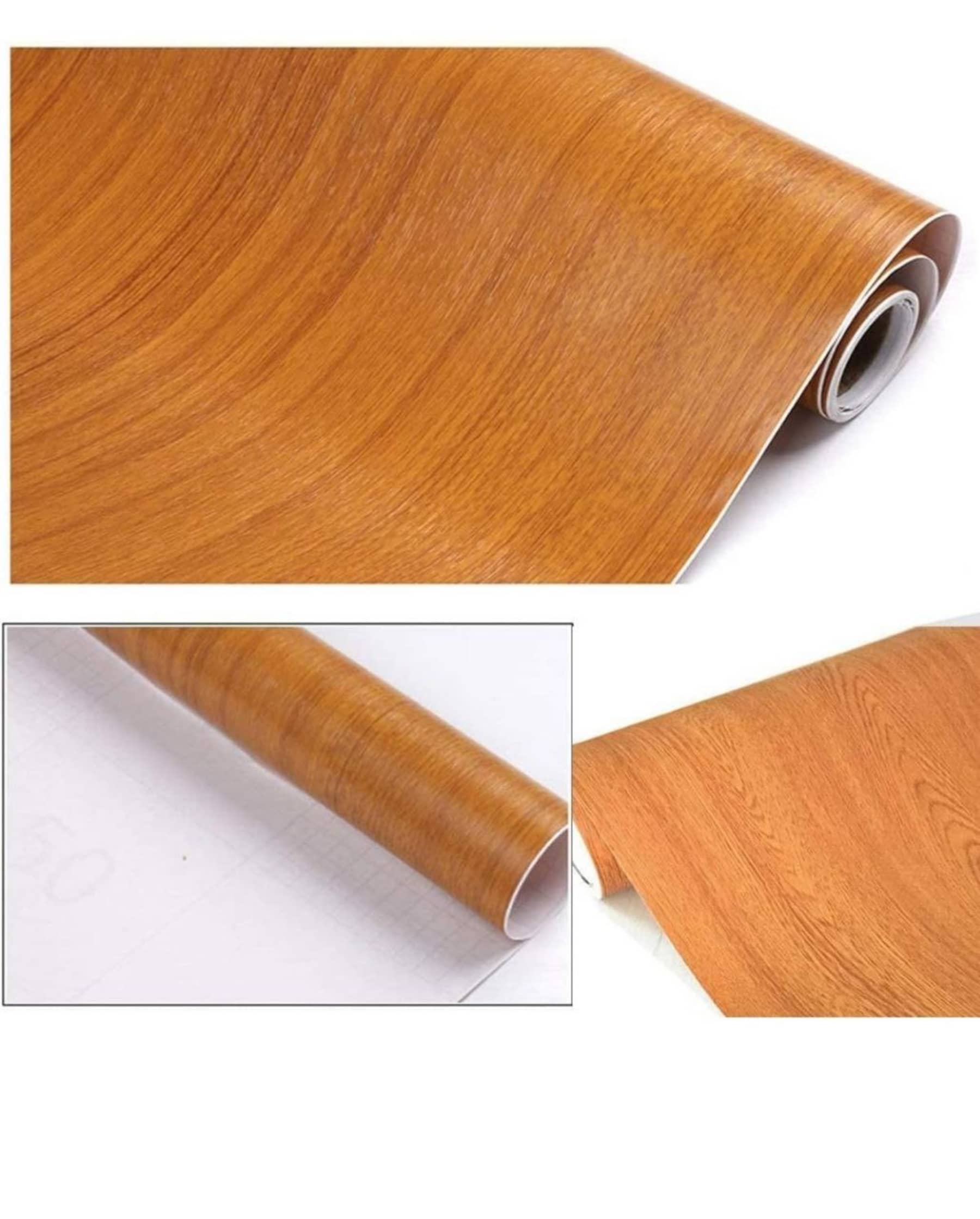 Sekhmet Self-Adhesive Wallpaper Waterproof Old Furniture Vinyl Stickers Wooden Door Wardrobe Desktop PVC Wall Papers(60*200)