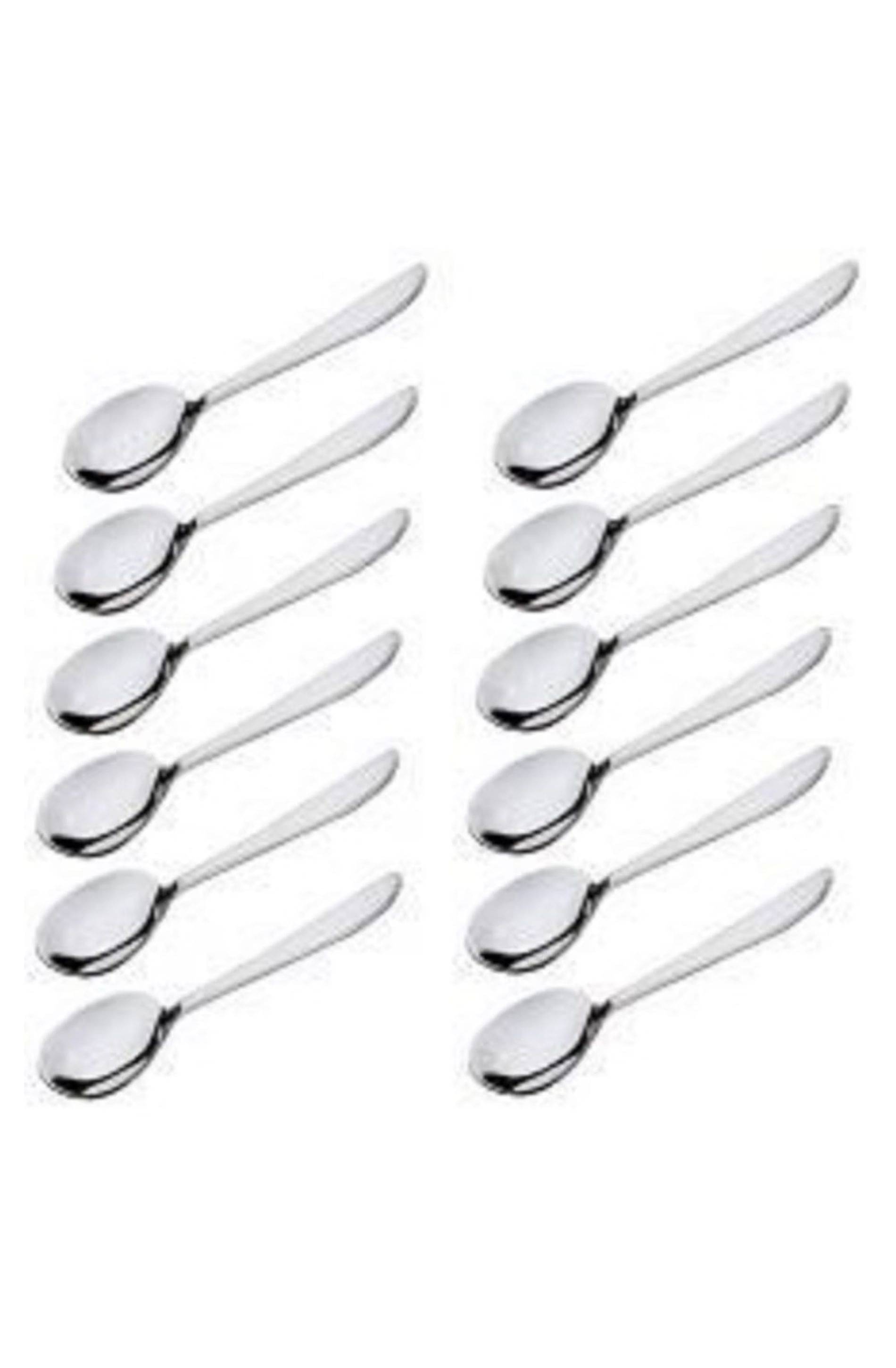     			Unique bartan 12 Stainless Steel Tea Spoon Silver ( Pack of 12 )