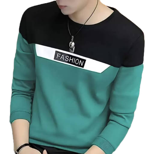 Volex Men Cotton Regular Fit Solid T-Shirt ( Turquoise ) Volex Men Cotton Regular Fit Solid T-Shirt ( Turquoise )