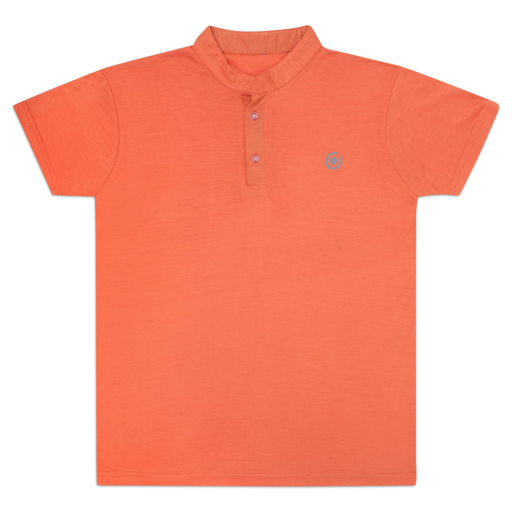     			Volex Pack of 1 Boys & Girls Cotton T-Shirt ( Carrot Orange )